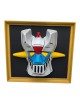 Quadro maschera di Mazinga. Dimensioni: 38 cm x 40 cm