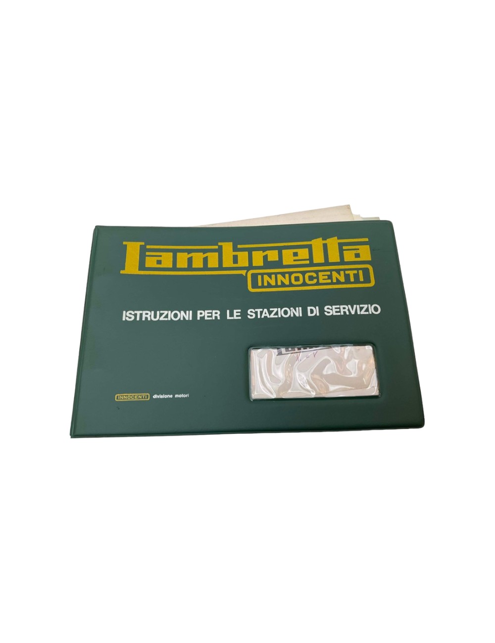 Manuale Lambretta Innocenti - Istruzione per le stazioni di servizio