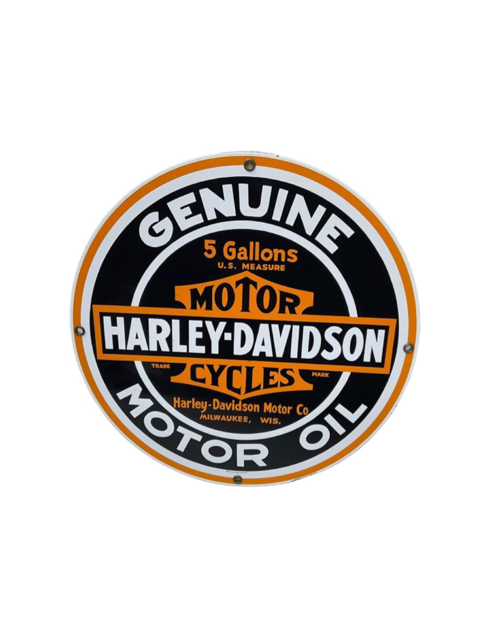Tabella pubblicitaria Harley Davinson 29 cm
