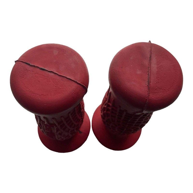Manopole Brevetto Vittoria rosse per Vespa - Accessori di Qualità