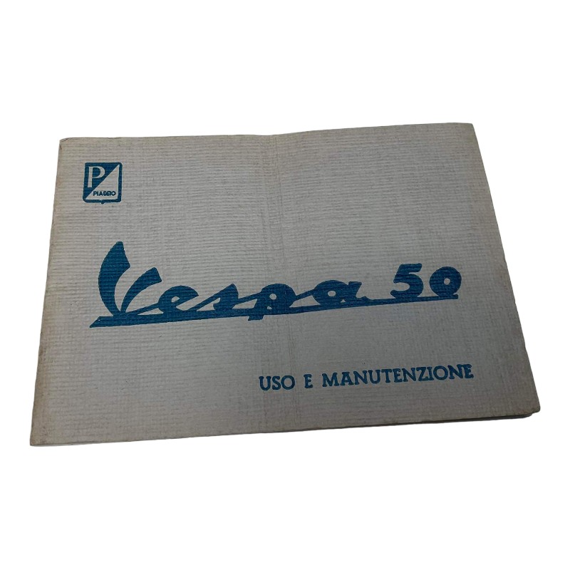 Vespa 50 Use and Maintenance Manual