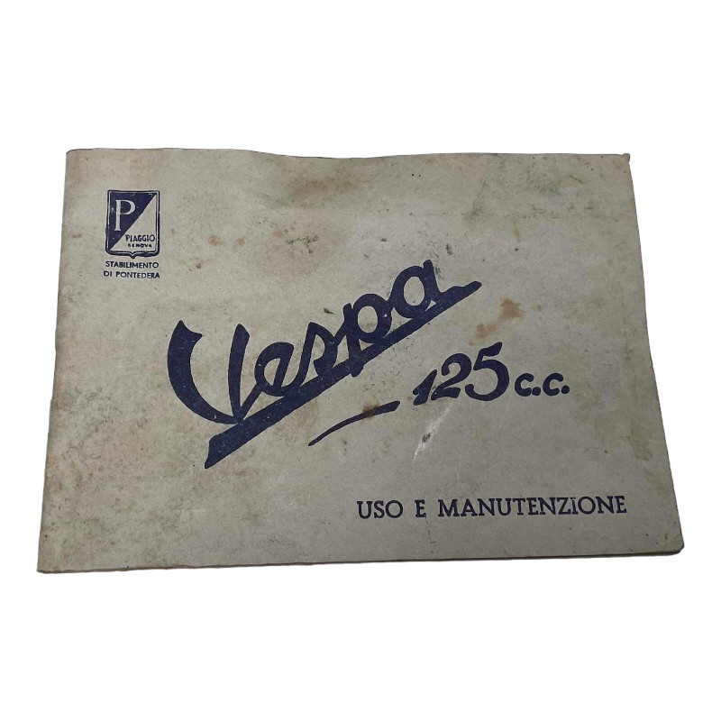 Vespa 125 Use and Maintenance Manual