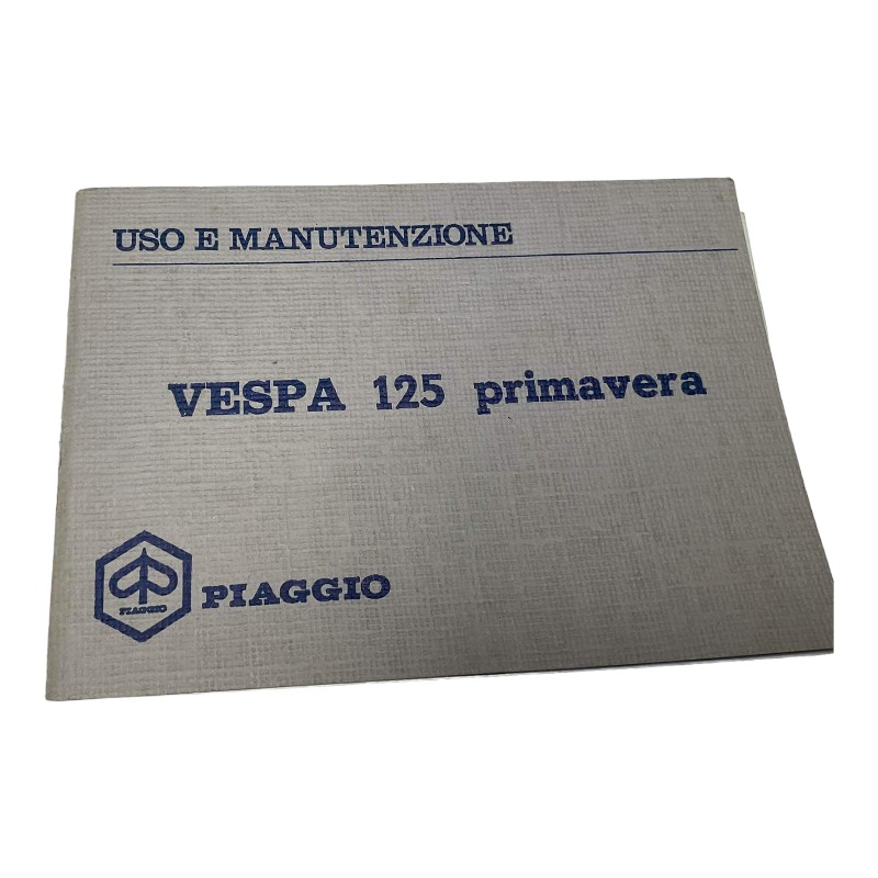 Vespa 125 Primavera User and Maintenance Manual