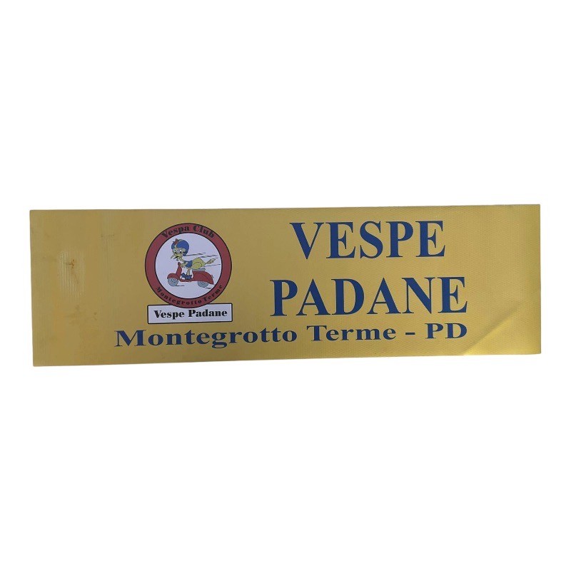 Fascia originale bordo scudo Vespe Padane Montegrotto Terme - PD