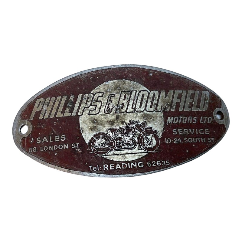 Vintage Phillips & Bloomfield Dealership Sign