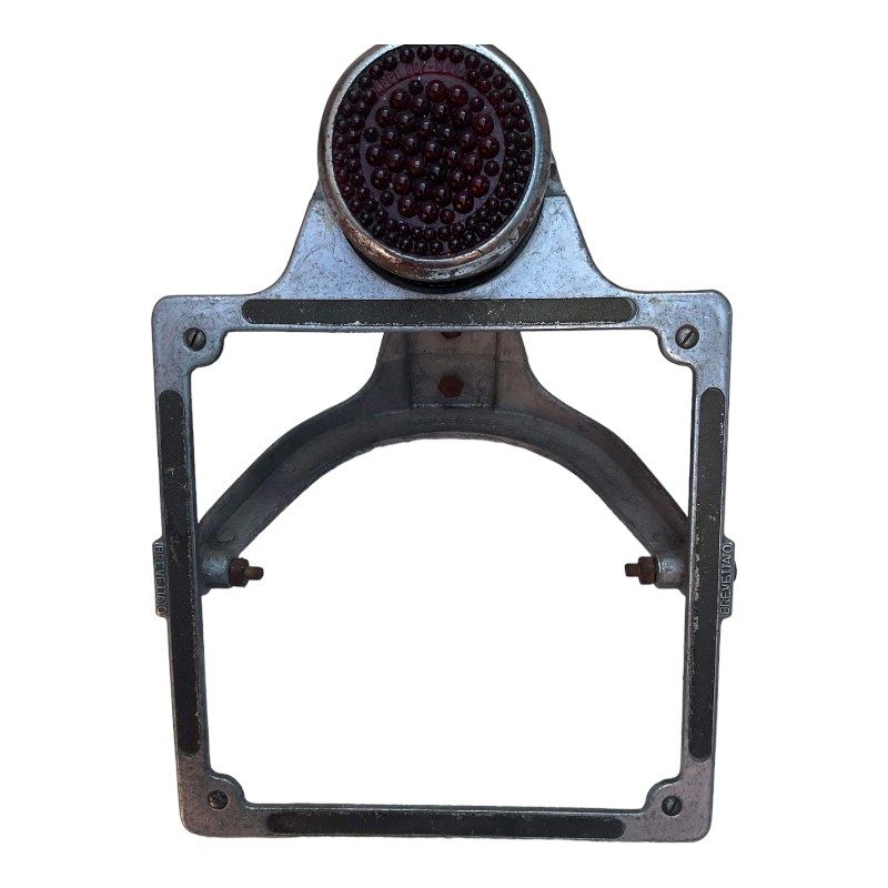 Porta Targa Brevettato per Vespa e Lambretta - Completo di Fanalino Moto