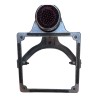 Porta Targa Brevettato per Vespa e Lambretta - Completo di Fanalino Moto