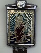 Placca San Cristoforo. Dimensioni 10,7 cm x 7,5 cm