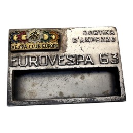 Placca Eurovespa 63 -...