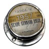 Portabollo d'Epoca Vespa Faro Basso 1957: Stile e Autenticità Vintage