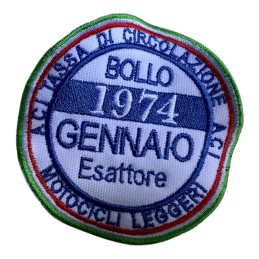 Bollo d'Epoca Gennaio 1974