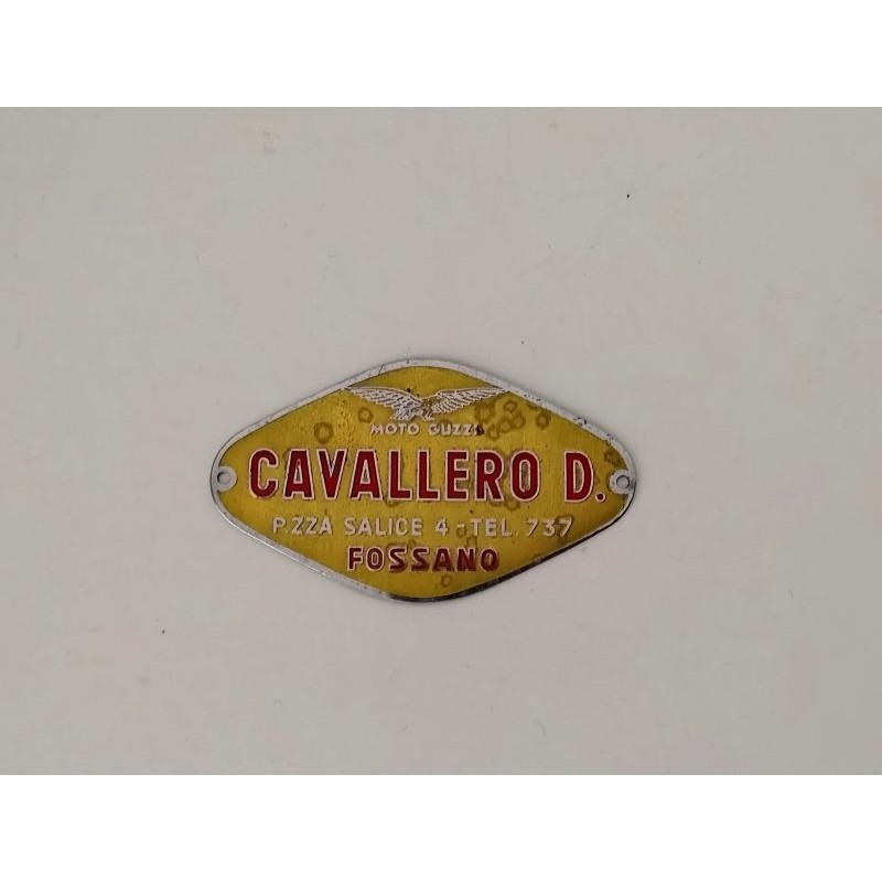 Targhetta Concessionario Moto Guzzi Fossano