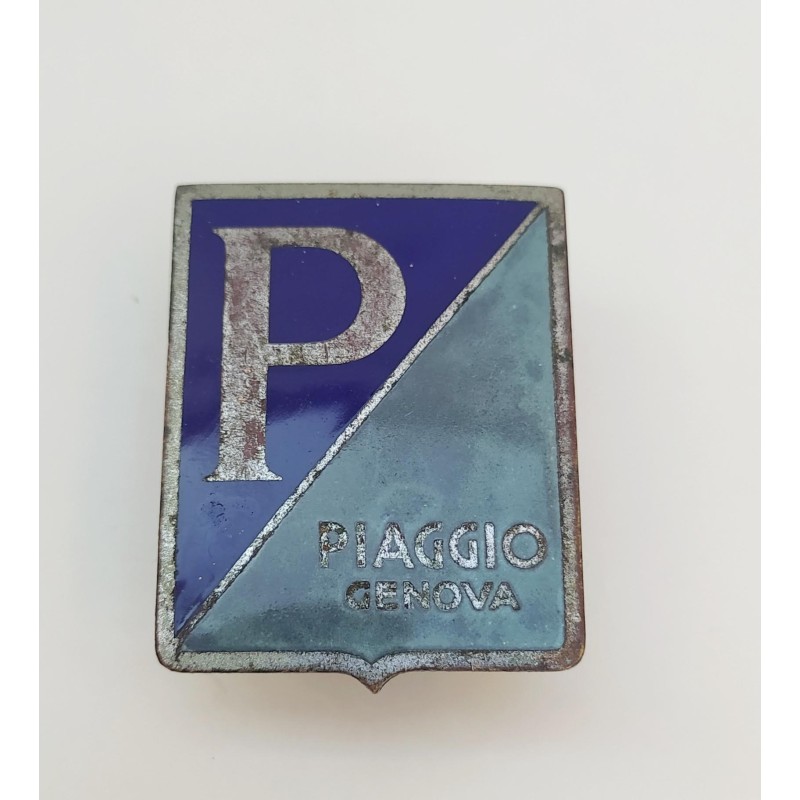 Stemma smaltato Piaggio Genova Vespa Faro Basso