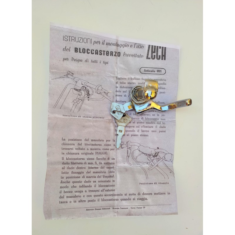 Bloccasterzo Nos senza scatola per Vespa Faro Basso
