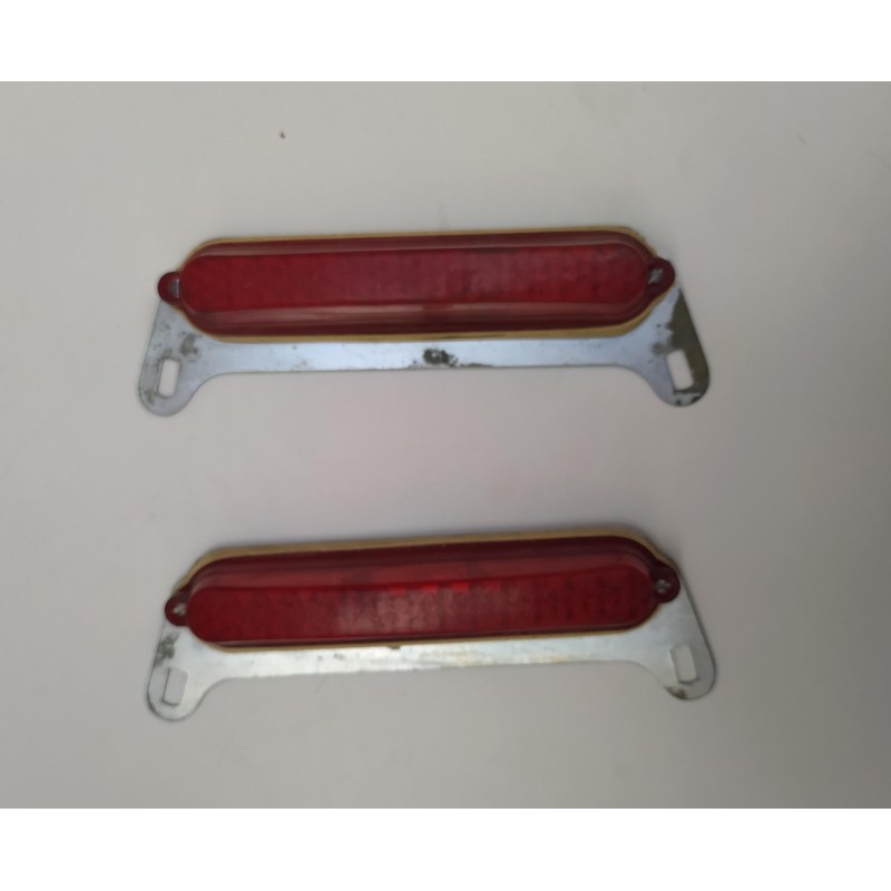 Coppia luci supplementari targa per Vespa, Lambretta e moto