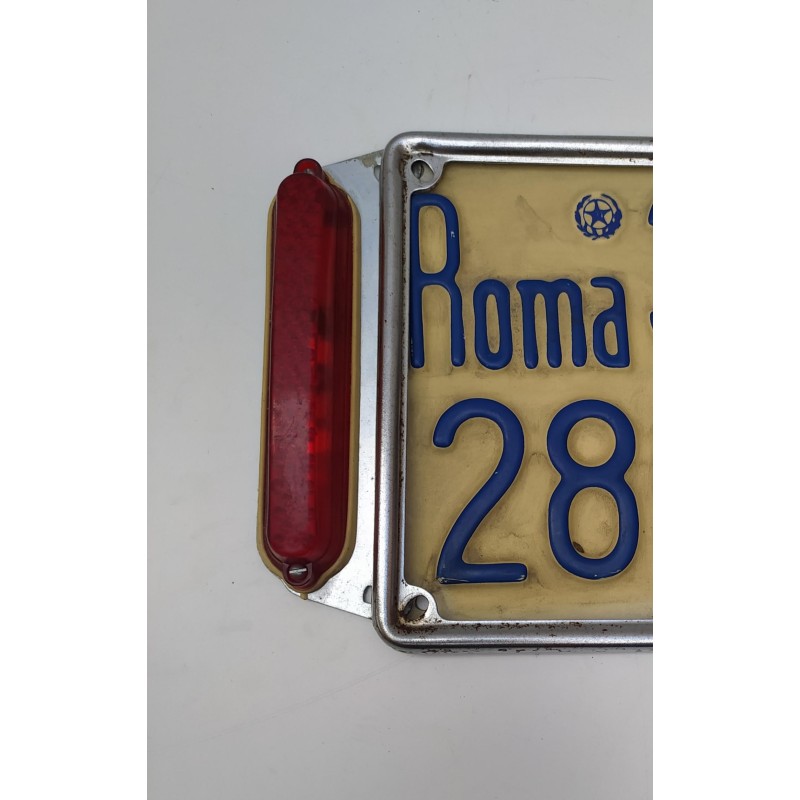 Coppia luci supplementari targa per Vespa, Lambretta e moto