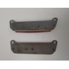 Coppia luci supplementari targa per Vespa, Lambretta e moto