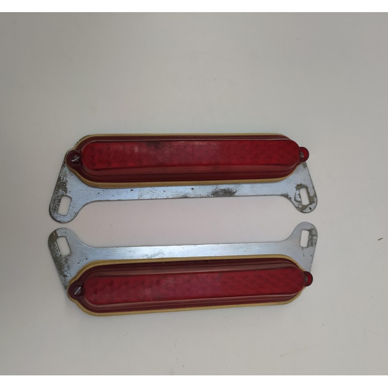 Coppia luci supplementari targa per Vespa, Lambretta e moto