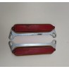 Coppia luci supplementari  targa per Vespa, Lambretta e moto