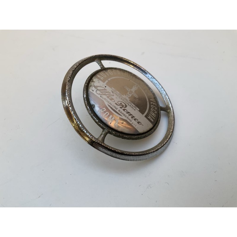 Targhetta pubblicitaria Alfa Romeo