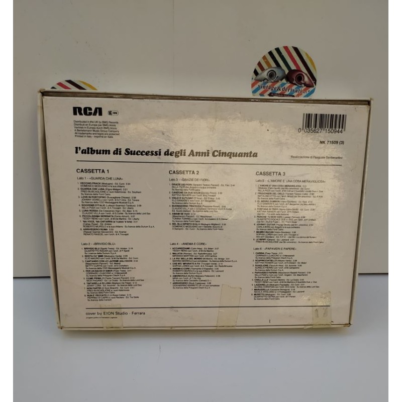 Album musicassette RCA cm 17x24