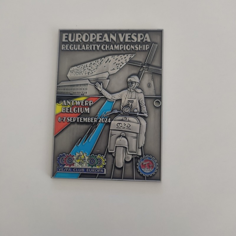 Placca European Vespa Regularity Championship 2024