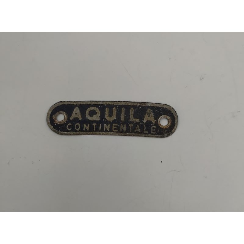 Targhetta  Sella Aquila Continentale
