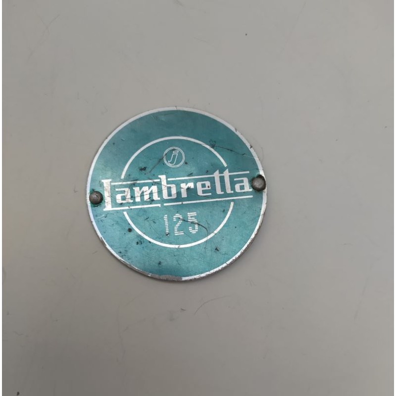Targhetta Lambretta 125