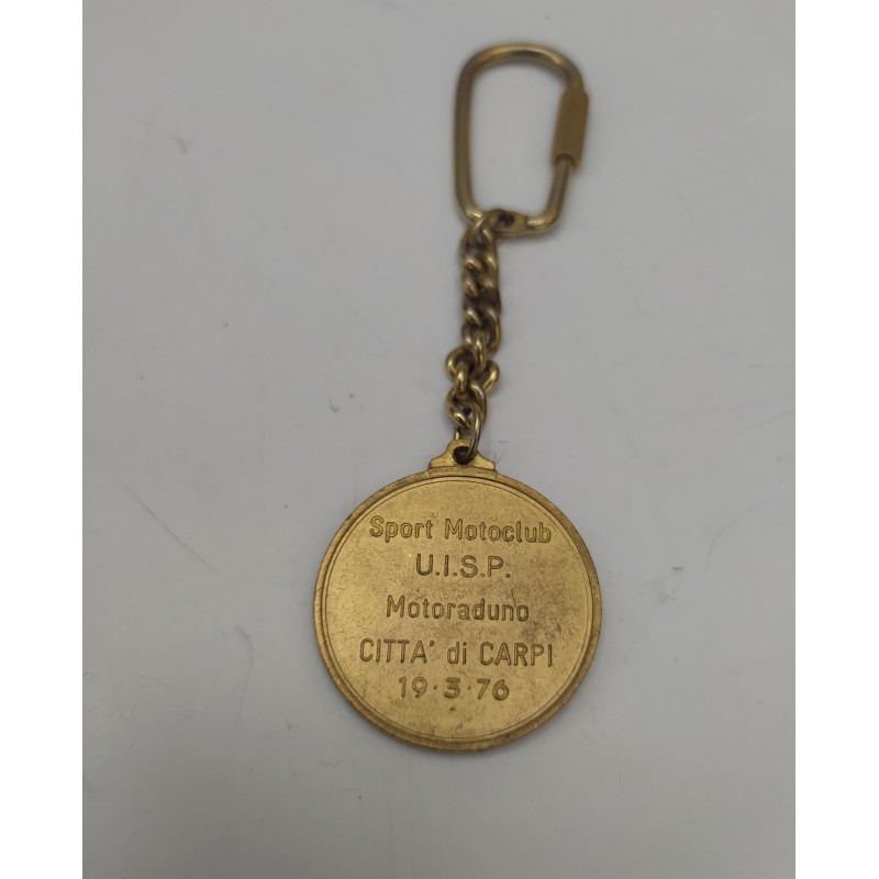 Portachiavi Sport moto club UISP motoraduno Carpi 1976