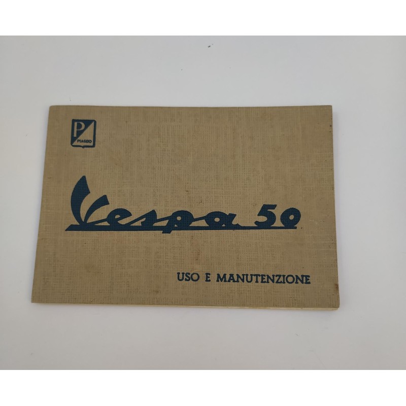 Libretto uso e manutenzione Vespa 50