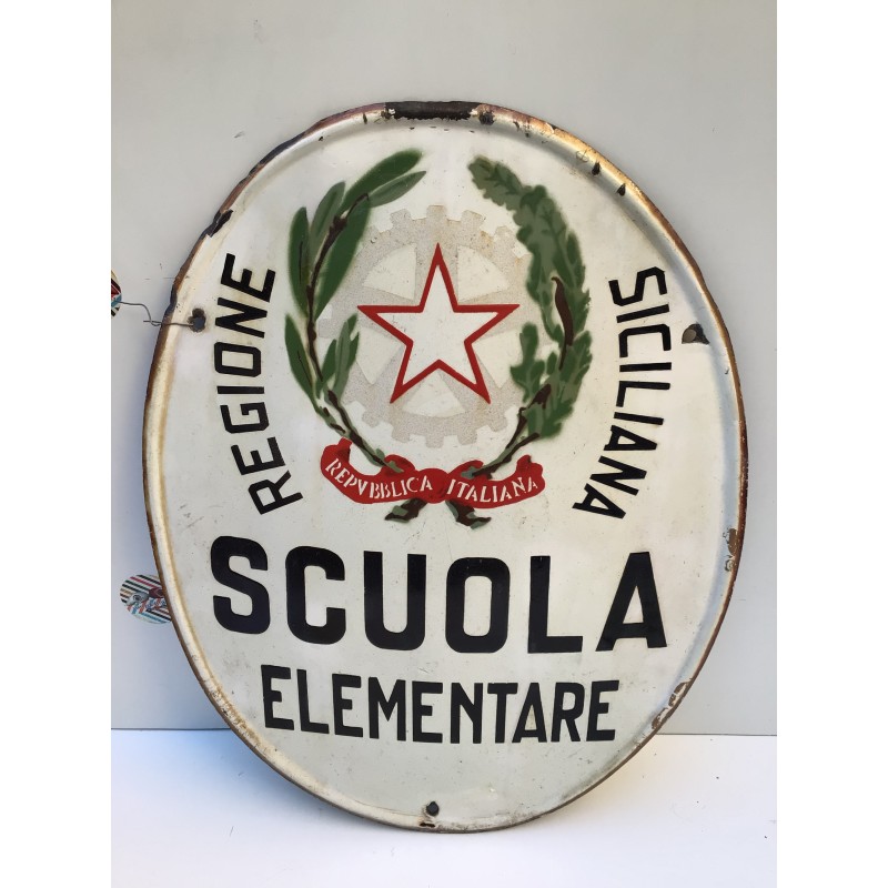 Insegna Scuola Elementare Regione Sicilia