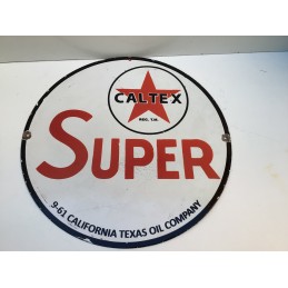 Tabella smaltata Caltex cm 45