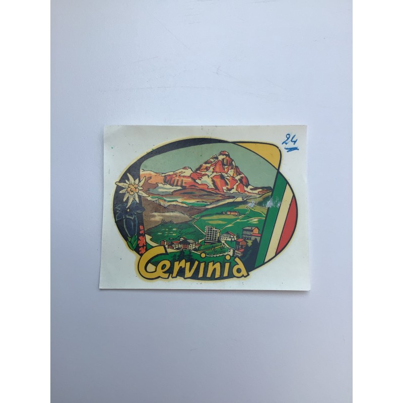 Decalcomania Cervinia originale all’acqua