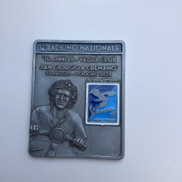 Placca 1 Raduno  Nazionale S. Giorgio a Cremano cm 7X9