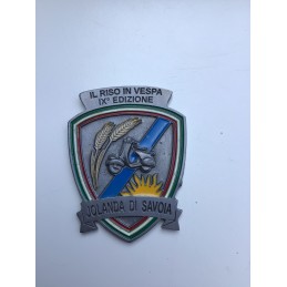 Placca Il riso in Vespa cm 7X5,5
