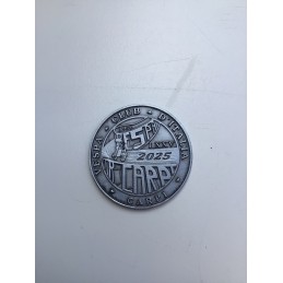 Placca Vespa Club Italia Carpi 2025 cm 4