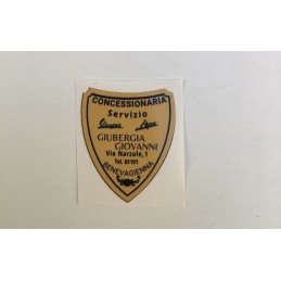 Adesivo concessionario Giubergia Benevagienna