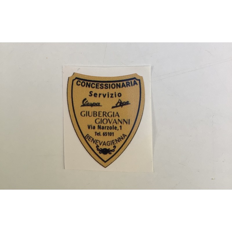 Adesivo concessionario Giubergia Benevagienna