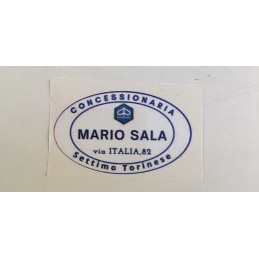 Adesivo concessionario Sala Settimo Torinese