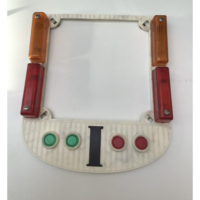 Cornice porta targa per Vespa e Lambretta