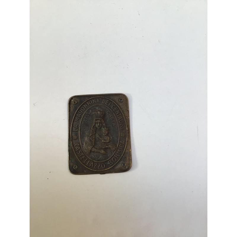 Placca Madonna dei Centauri cm 5,5x4,5
