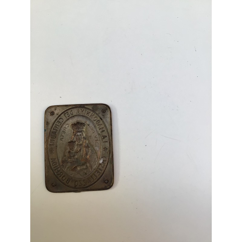 Placca Madonna dei Centauri cm 5,5x4,5