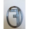 Gadget auto placca metallo  Francia cm  14x20