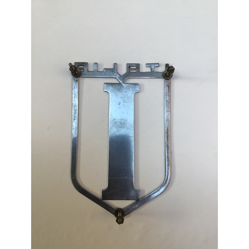 Placca Italia gadget auto in metallo cm 14x9
