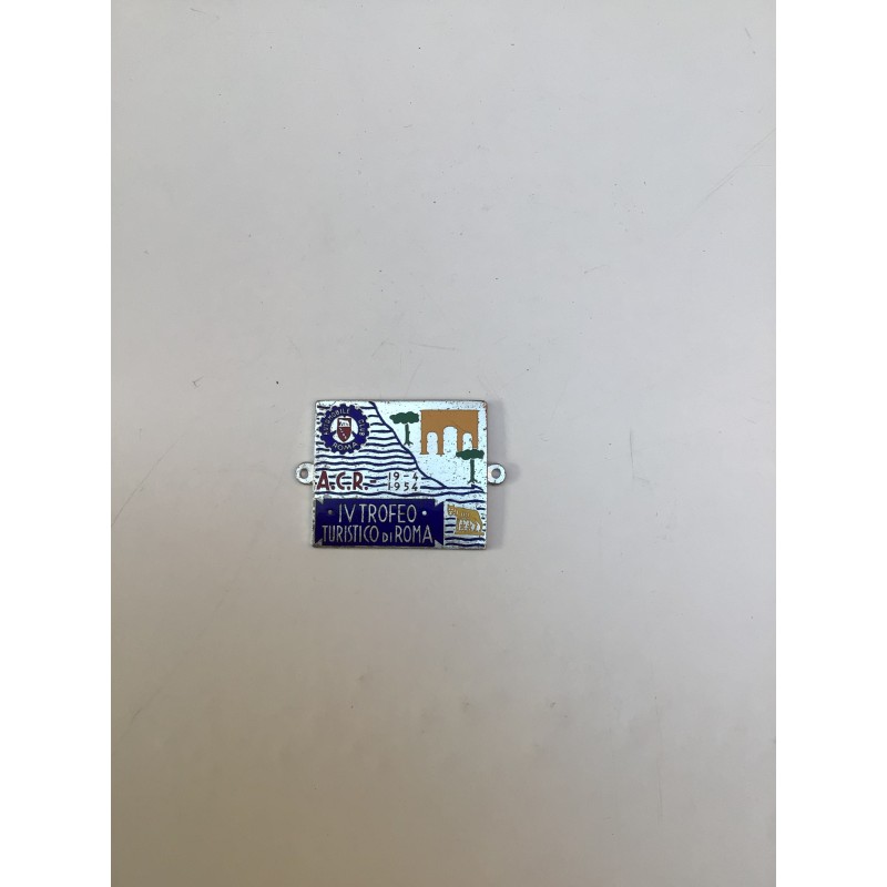 Placca auto smaltata cm 4,5x3,5