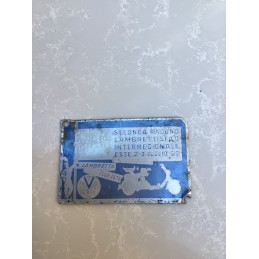 Placca raduno lambrettistico