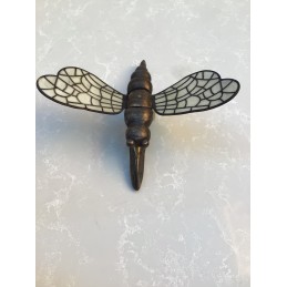 Libellula cresta da faro metallo e smalto cattedrale