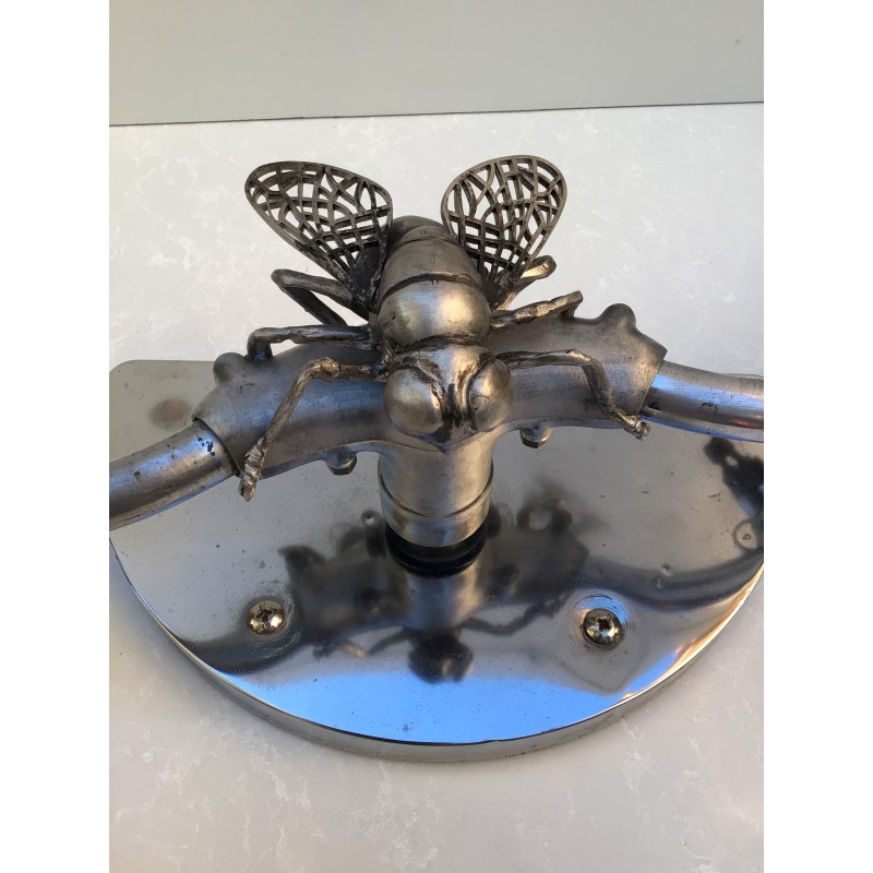 “Fly Bigster”silver accessorio manubrio Vespa Faro Basso