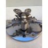 “Fly Bigster”silver accessorio manubrio Vespa Faro Basso