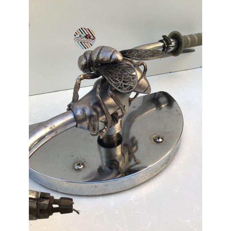 “Fly Bigster”silver accessorio manubrio Vespa Faro Basso